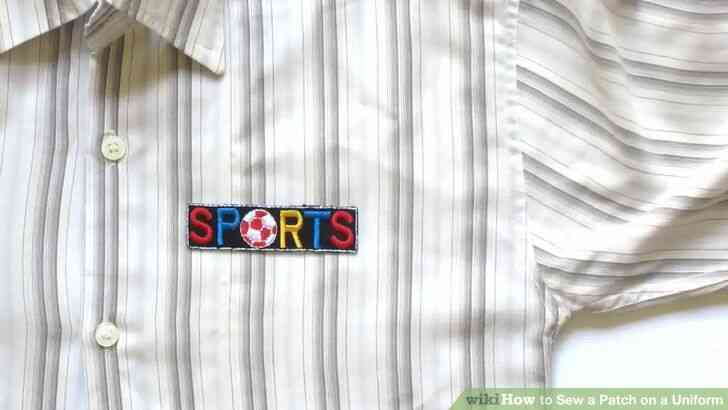 Image intitulée Coudre un Patch sur un Uniforme de l